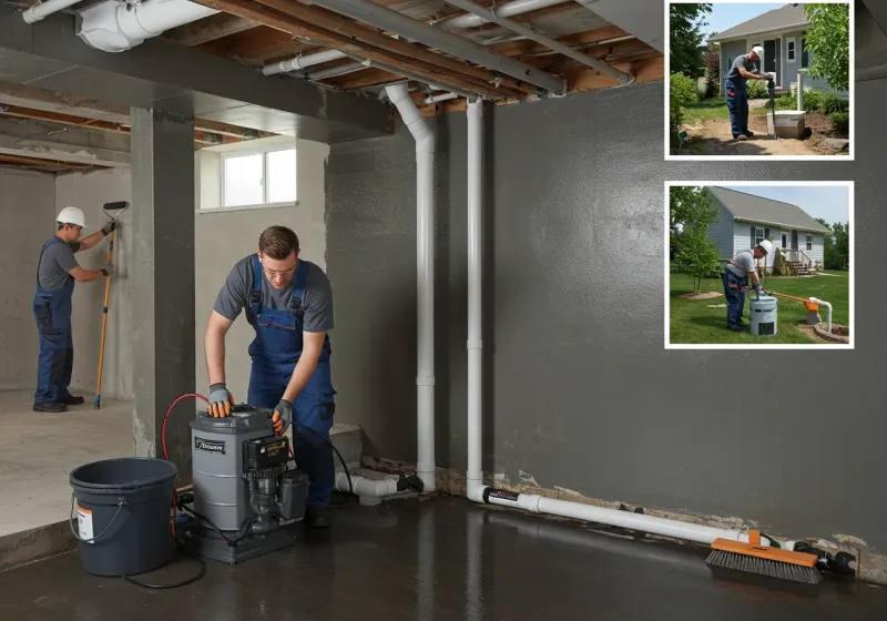 Basement Waterproofing and Flood Prevention process in Parker City, IN